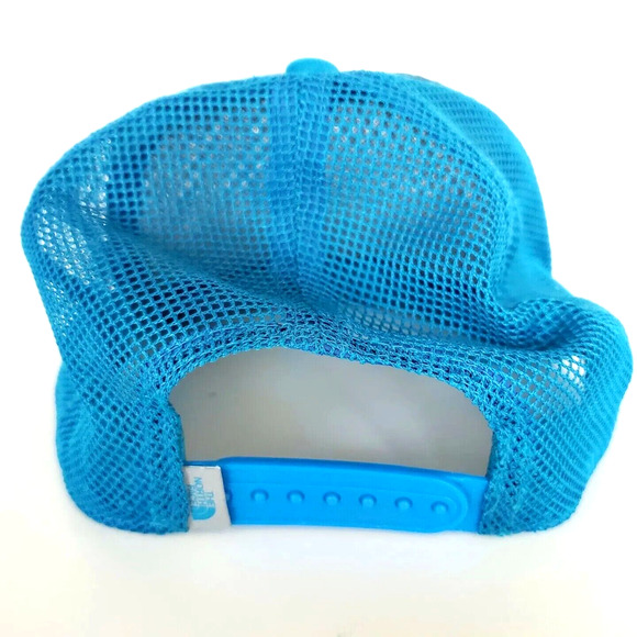 The North Face Flash Dry Snapback Adjustable Mesh Rope Hat Hiking Cap Blue Adult - Picture 4 of 6